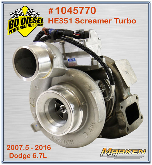 Bd Diesel Screamer Turbo For The 2007 5 2016 Dodge 6 7l